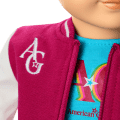 Truly Me™ 18-inch Doll #104 with straight caramel hair