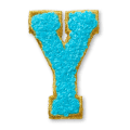 AG™ Letter Y Stick-On Patch