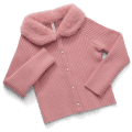 American Girl® x Janie and Jack Rosy Ribbed Cardigan for Girls