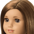 Truly Me™ 18-inch Doll #107 with straight brown hair