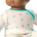 Bitty Baby® Doll #1 with black hair in Pastel Blue