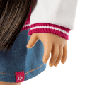 Truly Me™ 18-inch Doll #130 with straight black-brown hair