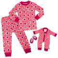 American Girl® x Hanna Andersson Berry Bright Stars Pajamas for Little Girls & Bitty Baby® Dolls