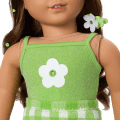 August Peridot Glow Outfit for 18-inch Dolls