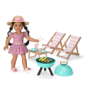 Raquel's™ Beach Chairs & Barbecue Set for 18-inch Dolls (Girl of the Year™ 2026)