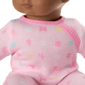 Bitty Baby® Doll #1 with black hair in Pastel Pink