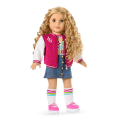 Truly Me™ 18-inch Doll #115 with curly blonde hair