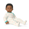 Bitty Baby® Doll #1 with black hair in Pastel Blue