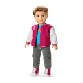 Truly Me™ 18-inch Doll #104 with straight caramel hair