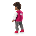 Truly Me™ 18-inch Doll #113 with curly dark-brown hair