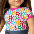 Truly Me™ 18-inch Doll #107 with straight brown hair