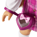 Pink & Preppy Outfit & We Heart Fashion Accessories for 18-inch Dolls