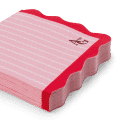 American Girl™ x Bonjour Fête Pink Pinstripe Small Napkins (Set of 20)