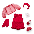 January Garnet Glam Outfit for 18-inch Dolls