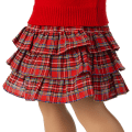 American Girl® x J.Crew Tiered Plaid Skirt for 18-inch Dolls