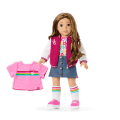 Truly Me™ 18-inch Doll #118 with curly caramel hair