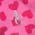 Pink Hearts Hoodie Dress for Girls & 18-inch Dolls