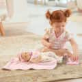 Bitty Baby® Doll #6 with red hair Care & Play Set