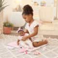 Bitty Baby® Doll #1 with black hair Care & Play Set