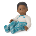 Bitty Baby® Doll #1 with black hair in Soft Blue