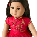 Lunar New Year's Celebration Outfit for 18-inch Dolls