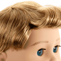 Truly Me™ 18-inch Doll #104 with straight caramel hair
