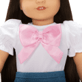 American Girl® x Harlem’s Fashion Row Cherry Blossom Couture Bow Shirt & Jean Skirt for 18-inch Dolls