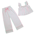 Raquel’s™ Coastal Stripes Pajamas for Girls & 18-inch Dolls
