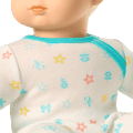 Bitty Baby® Doll #6 with red hair in Pastel Blue