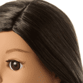 Truly Me™ 18-inch Doll #124 with straight black-brown hair
