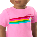 Truly Me™ 18-inch Doll #113 with curly dark-brown hair