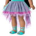 Glam Shimmering Ocean Outfit & Shimmering Sea Turtle Backpack & Accessory Set Bundle