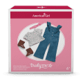 Western Flowers Denim Jumpsuit for 18-inch Dolls
