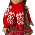 American Girl® x J.Crew Fair Isle Hearts Sweater & Plaid Skirt Bundle for 18-inch Dolls