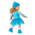 December Blue Brilliance Topaz Outfit for 18-inch Dolls