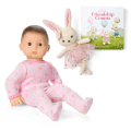 Bitty Baby® Doll #2 in Pastel Pink + Bunny Friend & Board Book