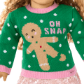 Christmas Party Sweater for 18-inch Dolls