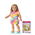 Summer's™ Rainbow Swirl Dress for Girls & 18-inch Dolls + Summer Doll (Girl of the Year™ 2025)