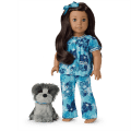 Nanea’s™ Floral Pajamas & Dog (Historical Characters)