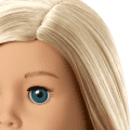 Truly Me™ 18-inch Doll #100 with straight layered blonde hair