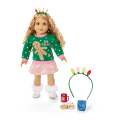 Christmas Party Sweater for 18-inch Dolls