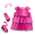 Pink Party-Ready Dress & Party Accessories for 18-inch Dolls