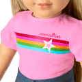Truly Me™ 18-inch Doll #131 with straight blonde hair