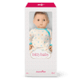 Bitty Baby® Doll #2 with brown hair in Pastel Blue