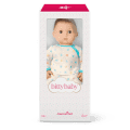 Bitty Baby® Doll #2 in Pastel Blue + Bear Friend & Board Book