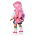 Truly Me™ 18-inch Doll #116 with wavy purple-and-pink hair