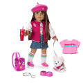 Truly Me™ 18-inch Doll #122, Puppy, Mini Backpack & Accessories AG™ Star Squad Bundle