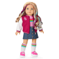 Truly Me™ 18-inch Doll #110, Puppy, Mini Backpack & Accessories AG™ Star Squad Bundle
