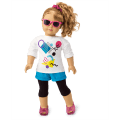 Courtney’s™ Graphic Sweatshirt for 18-inch Dolls (Historical Characters)
