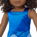 September Sapphire Sparkle Outfit for 18-inch Dolls